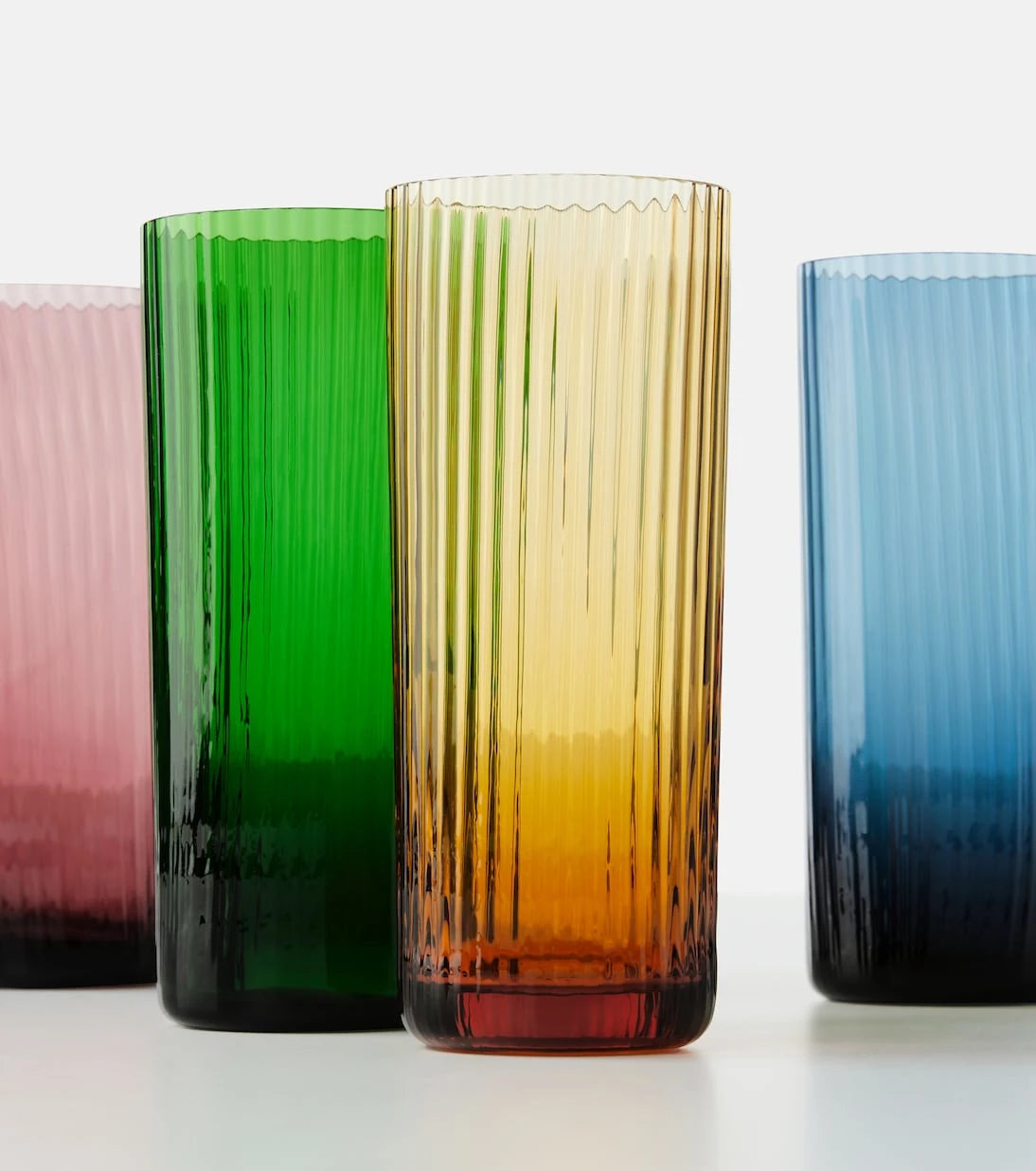 La DoubleJ - Misty Rainbow Mix set of 4 tumblers