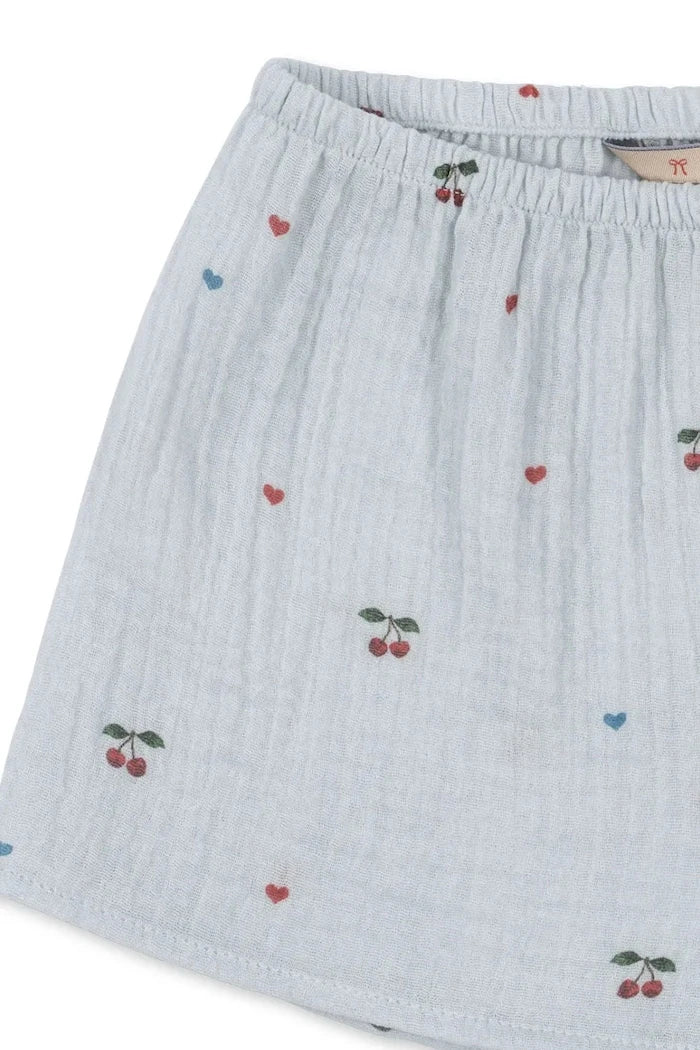 Konges Sløjd çocuklar için pamuk kısa şort COCO MINI SHORTS GOTS