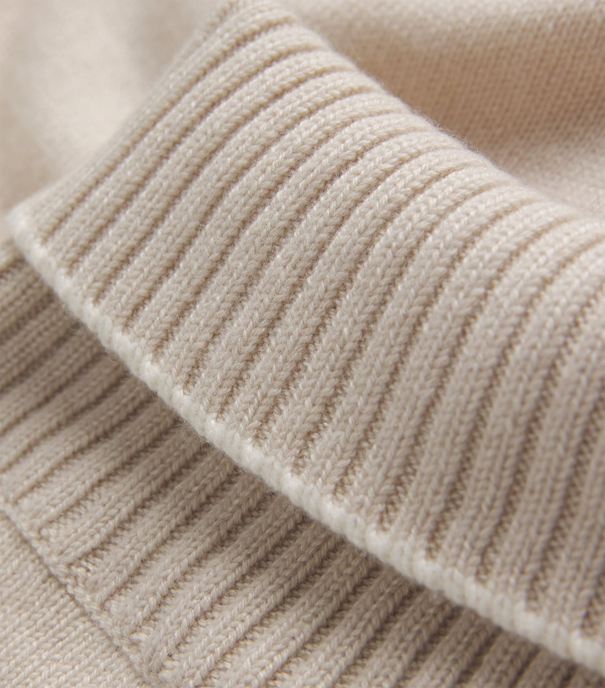 Eleventy Beige Cashmere Rollneck Sweater