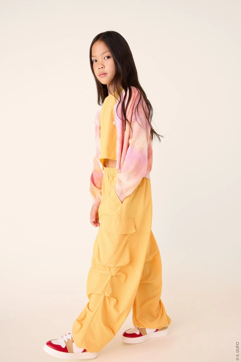 Il Gufo - Tie-dye cotton cardigan