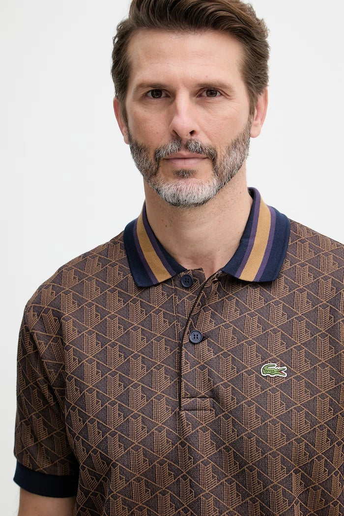 Lacoste тениска с яка мъжка