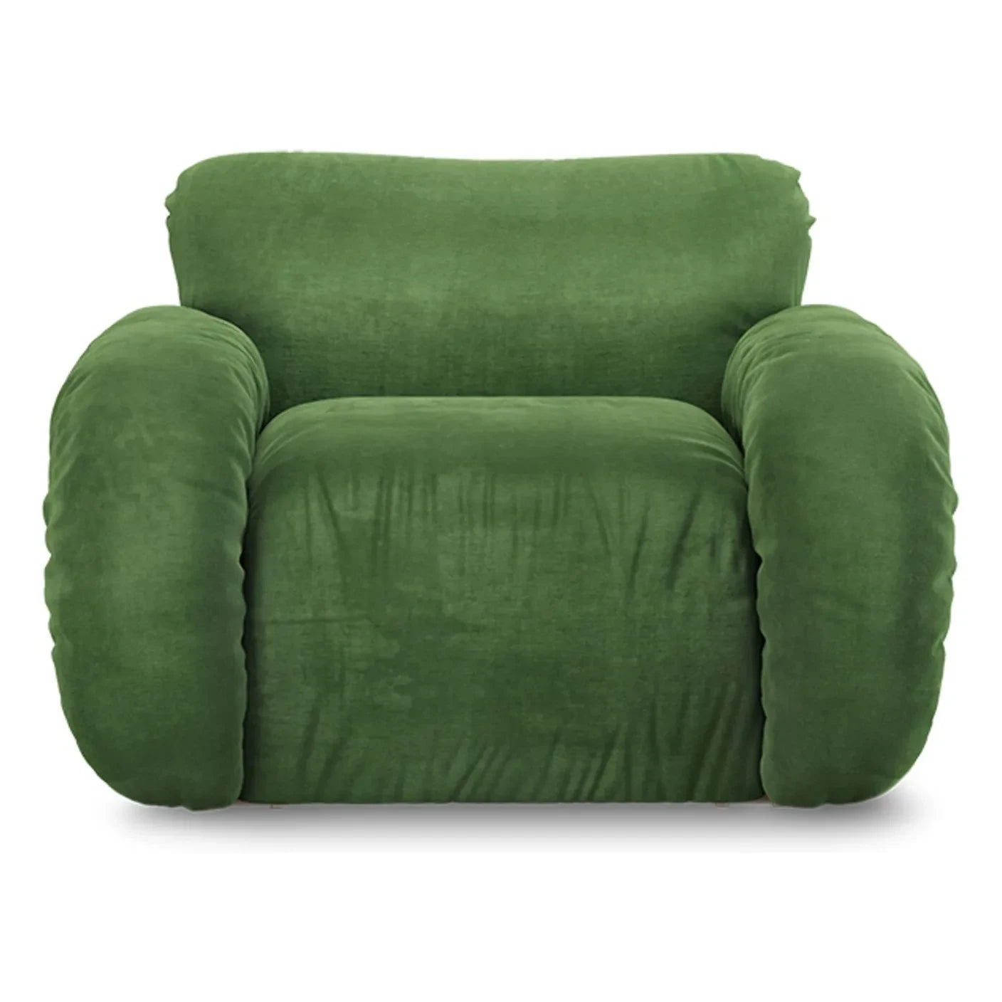 HKliving - Arc velvet lounge chair | Green
