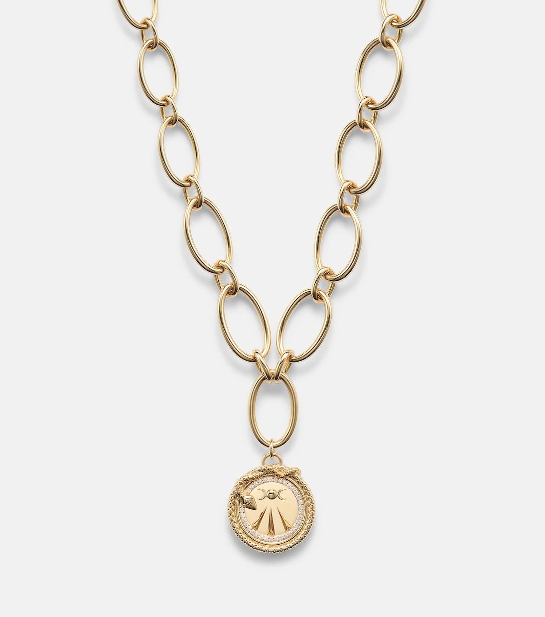 FoundRae - Wholeness 18kt gold necklace with diamonds