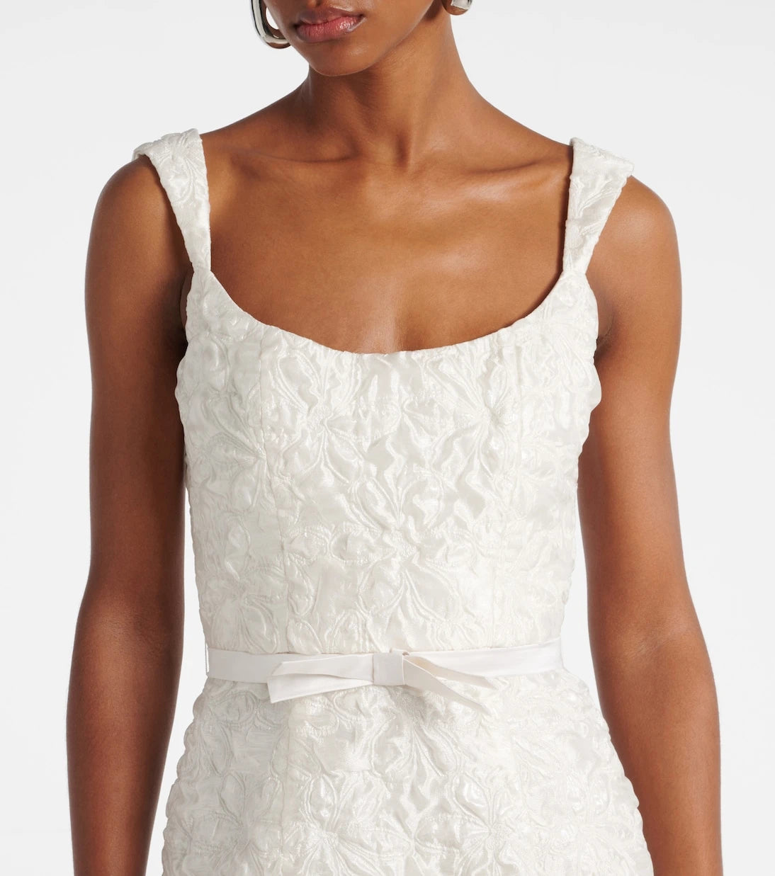 Markarian - Robin floral jacquard gown