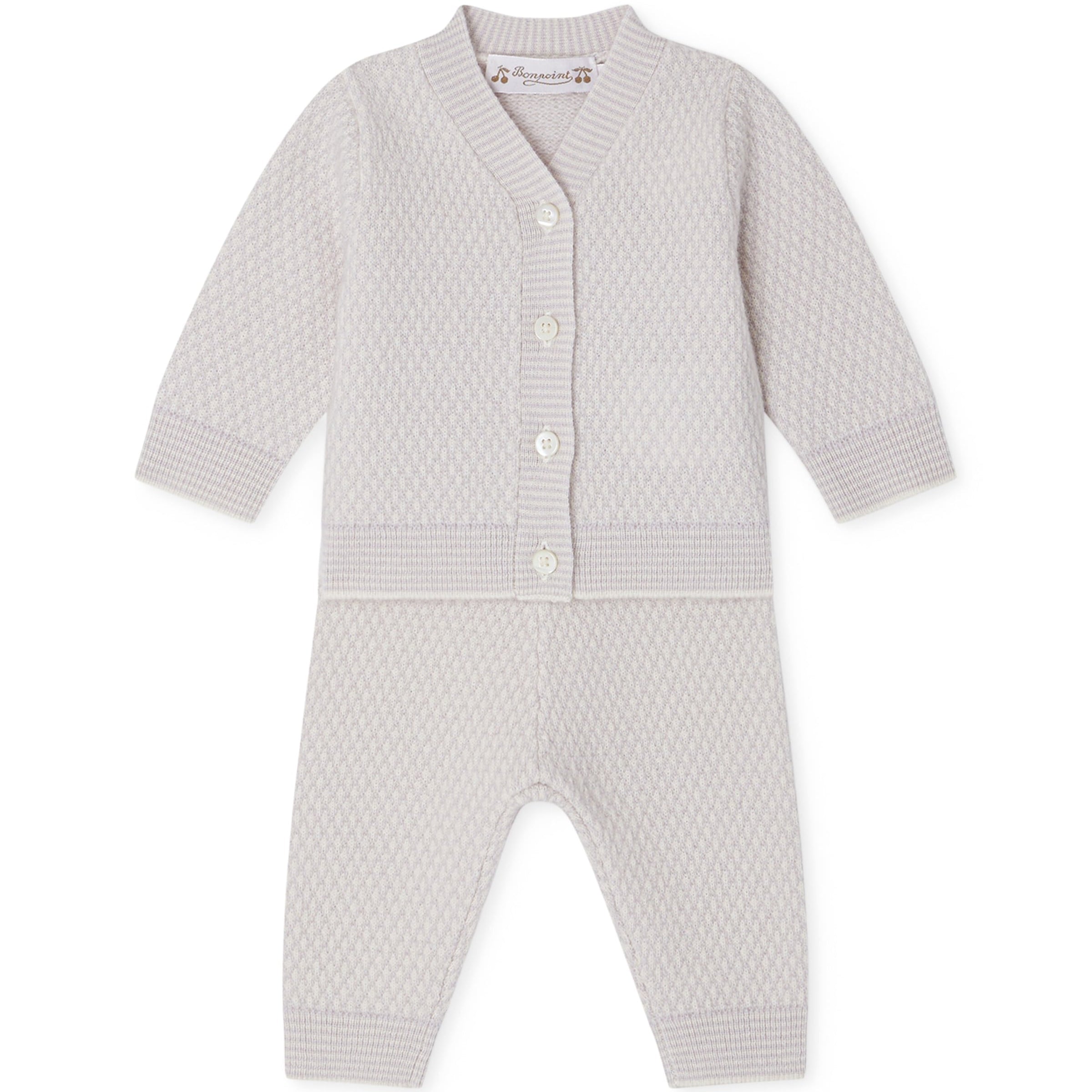 Bonpoint Cashmere Jahiel Cardigan and Leggings Set (6 Months)