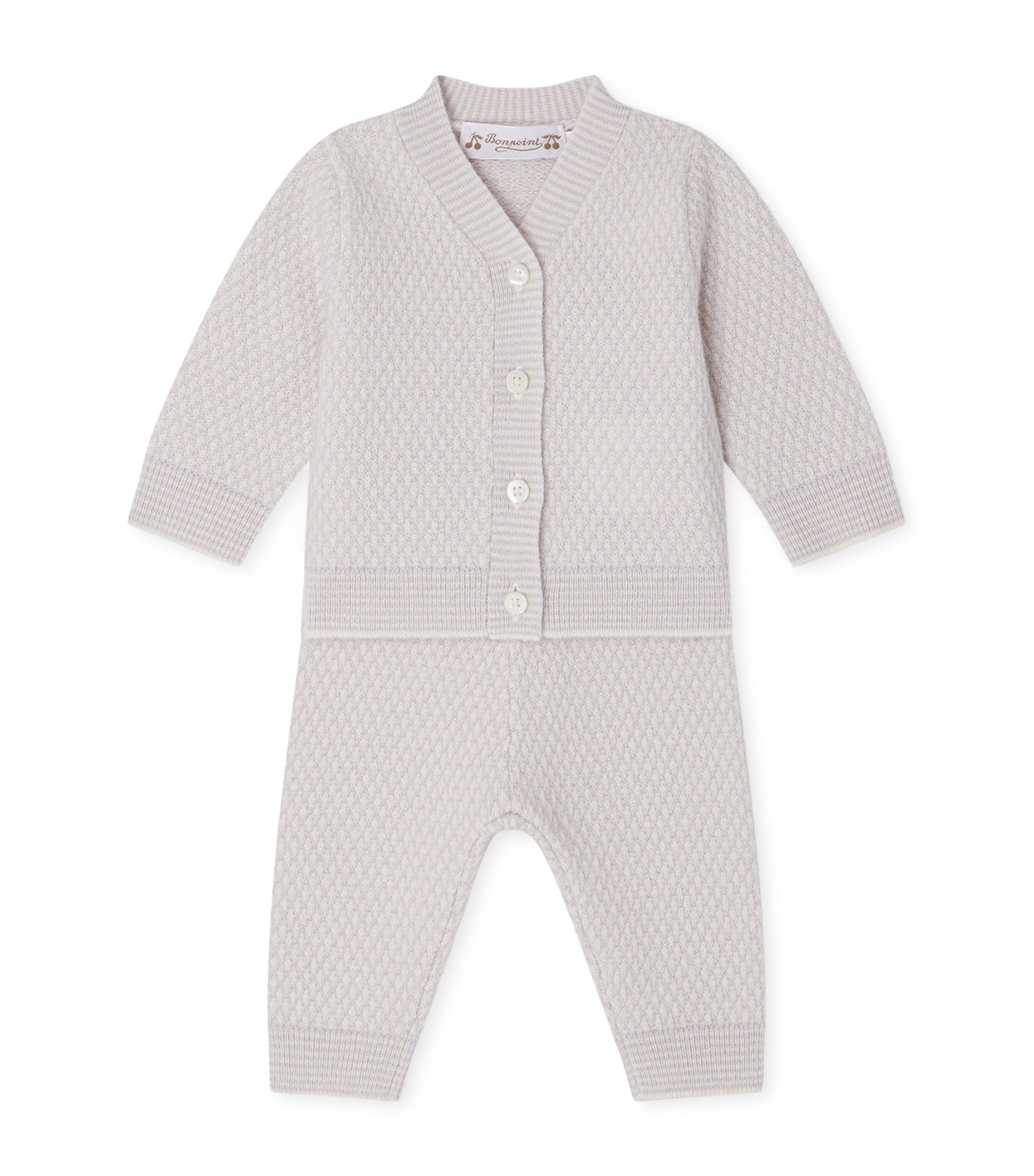 Bonpoint Cashmere Jahiel Cardigan and Leggings Set (6 Months)