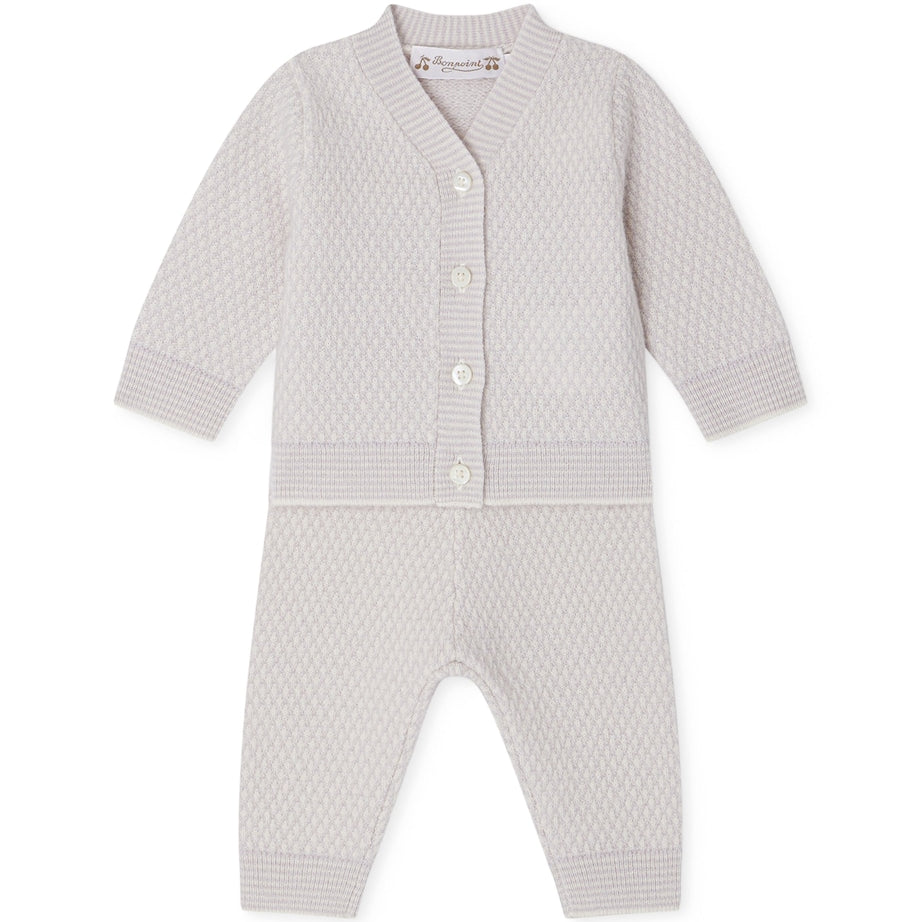 Bonpoint Cashmere Jahiel Cardigan and Leggings Set (6 Months)