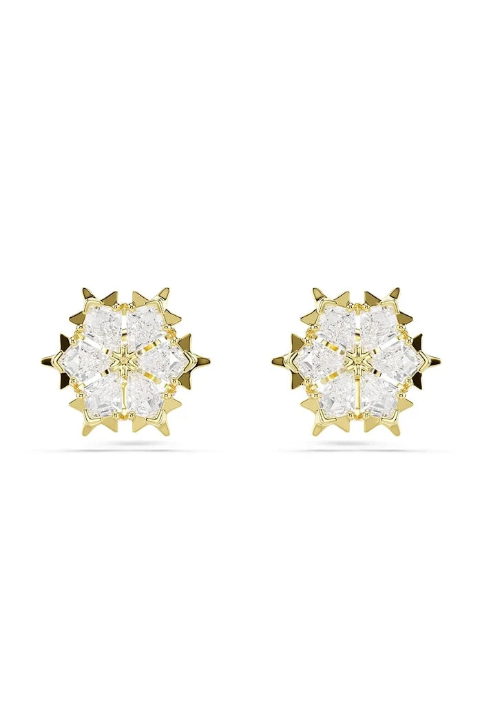 Swarovski kadın altın kaplama küpe циркон MAGIC