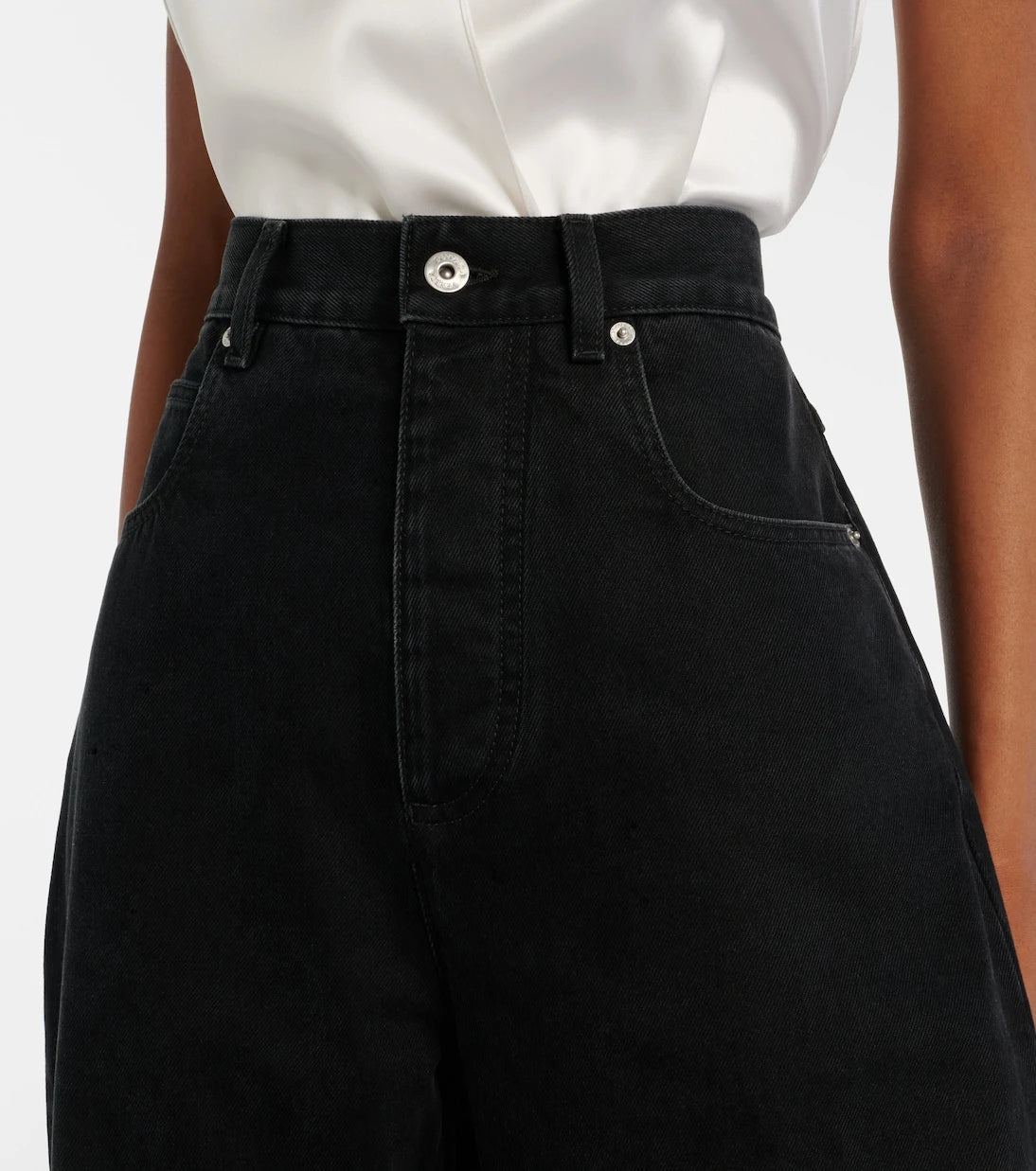 Bottega Veneta - High-rise wide-leg jeans