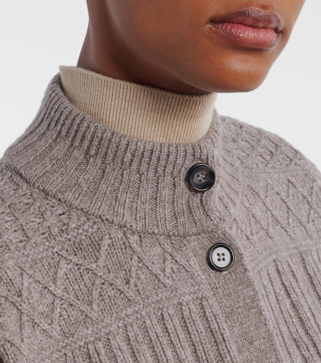 Altuzarra - Amory cable-knit wool-blend cardigan
