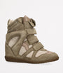 Brown Suede Bekett Wedge Sneakers 50