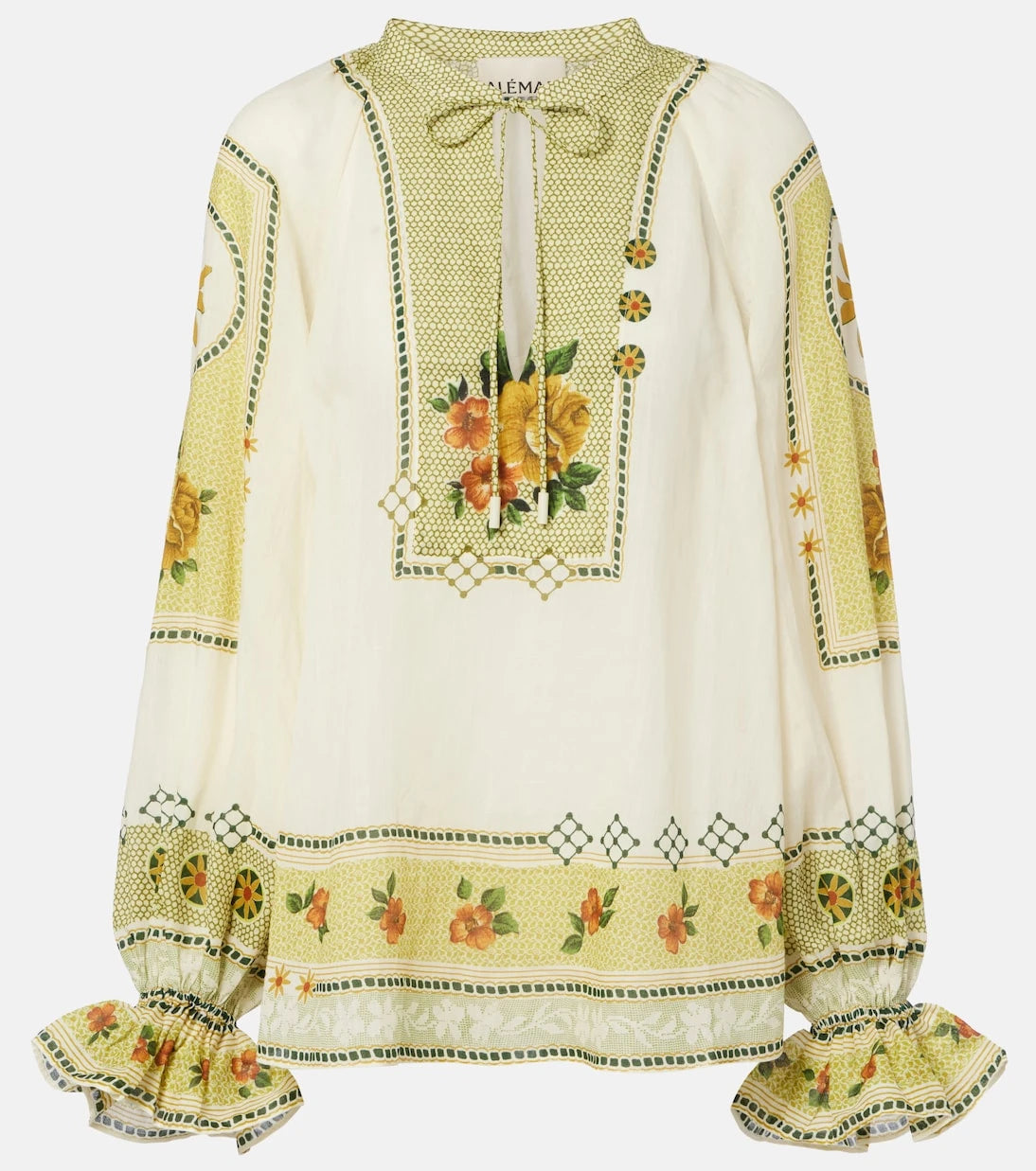 Alémais - Dixie printed ramie blouse