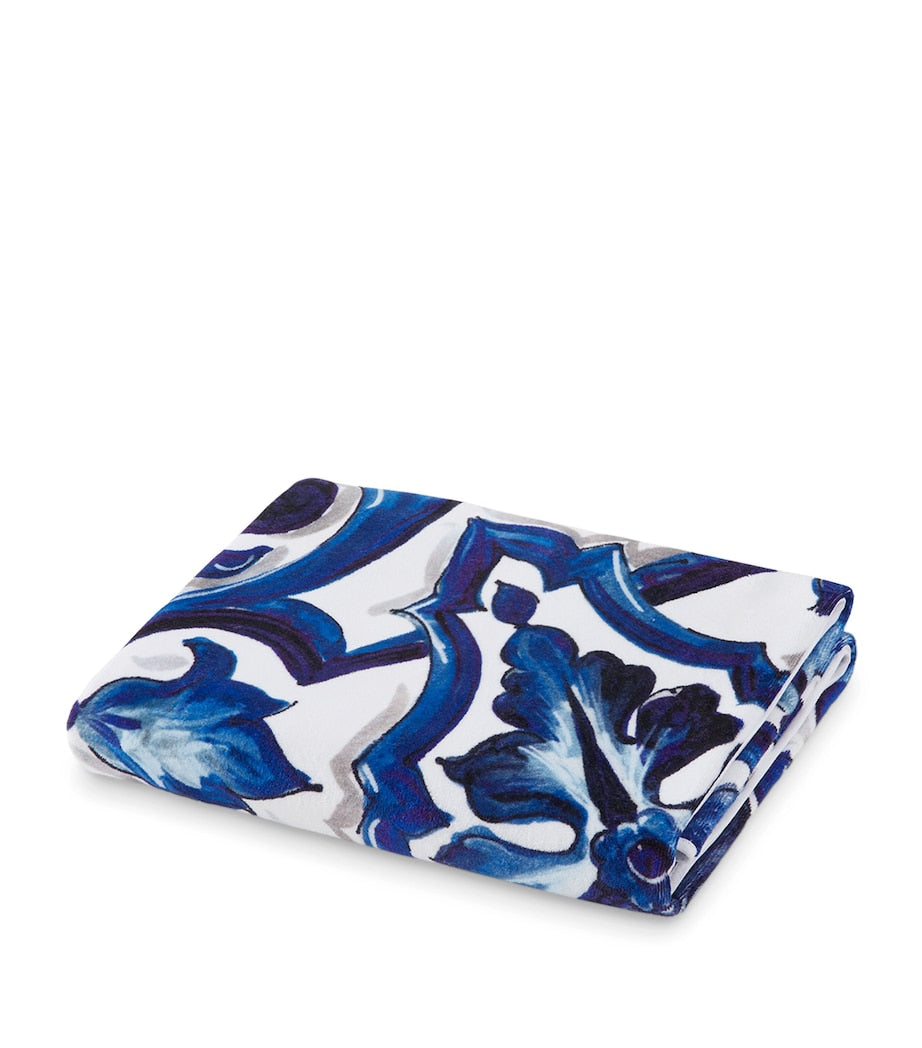 Dolce & Gabbana Casa Blu Mediterraneo Bath Towel (100cm x 150cm)