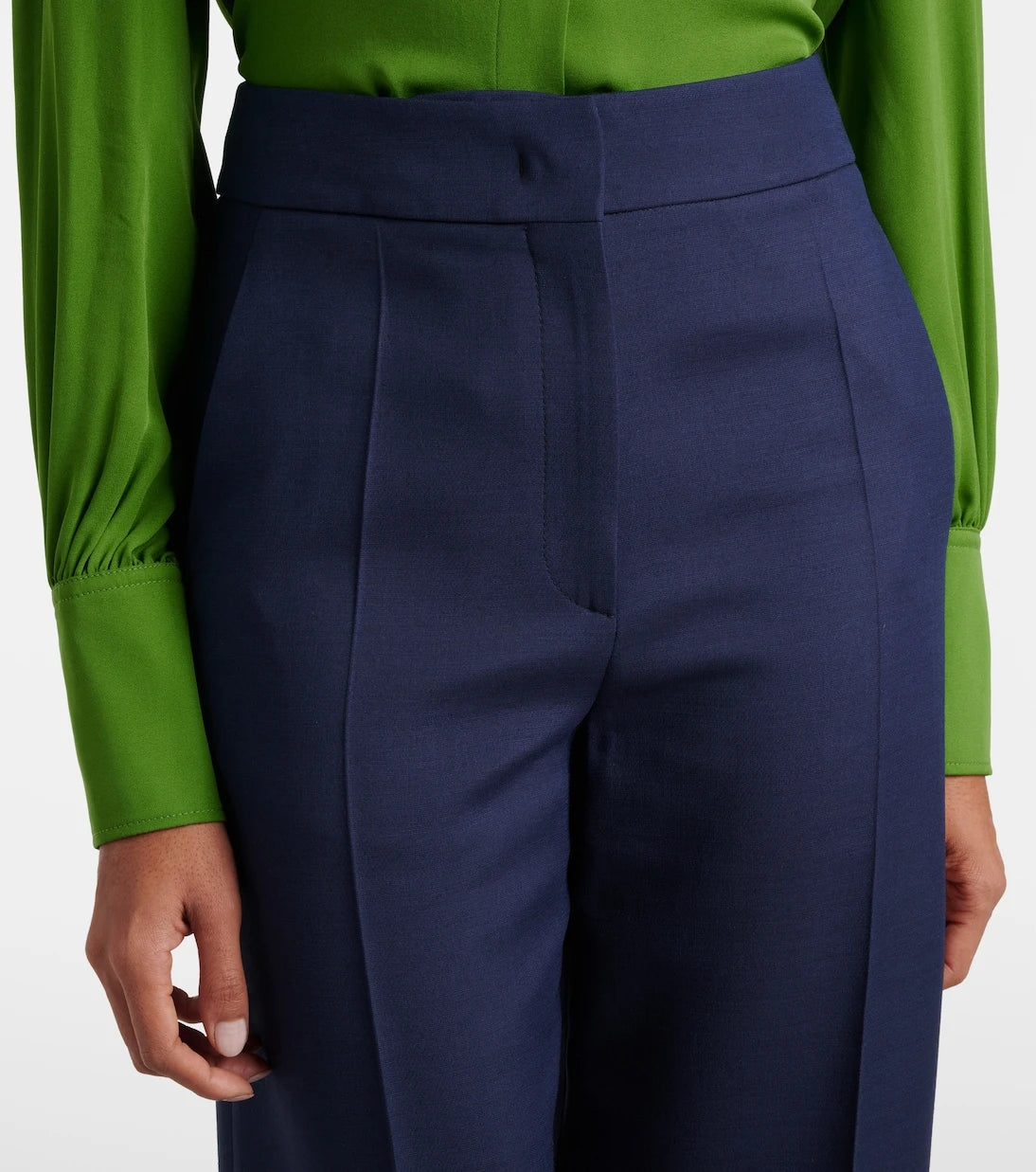 Valentino - Crepe Couture wide-leg pants