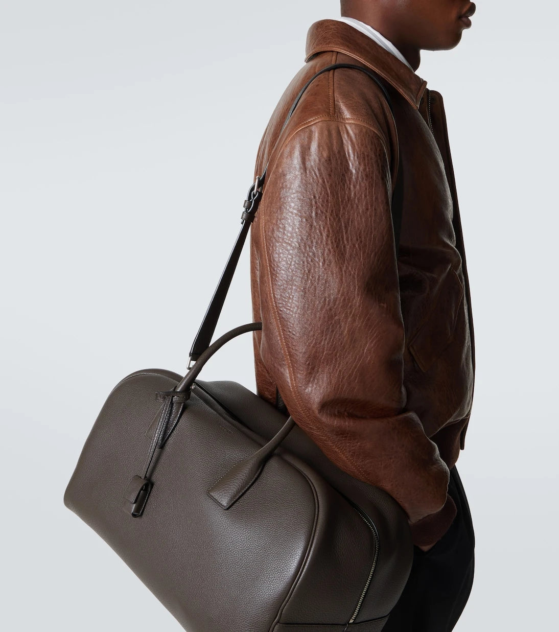 Saint Laurent - Bowling Small leather duffle bag