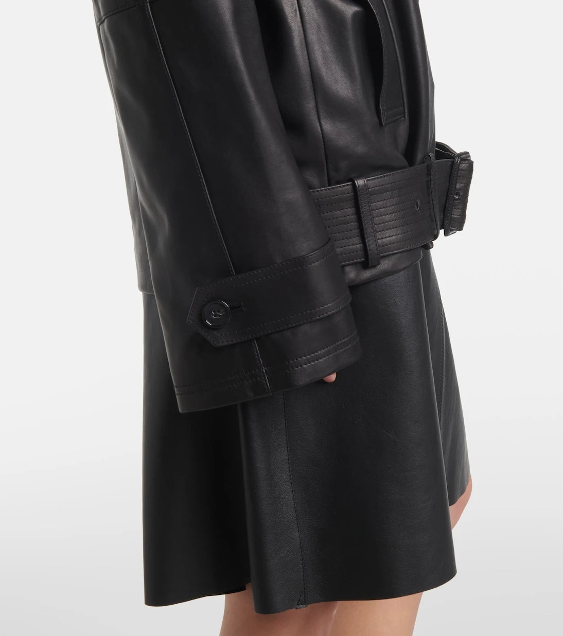 Toteme - Oversized leather jacket