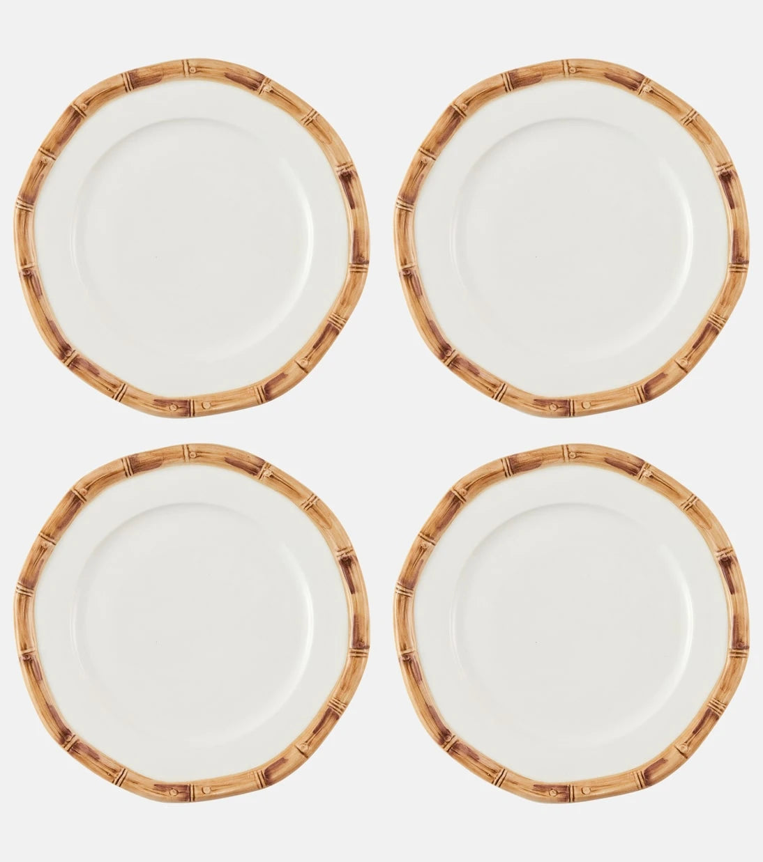 Les-Ottomans - Bamboo set of 4 ceramic dessert plates