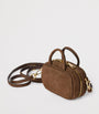 Brown Suede Beau Micro Bag
