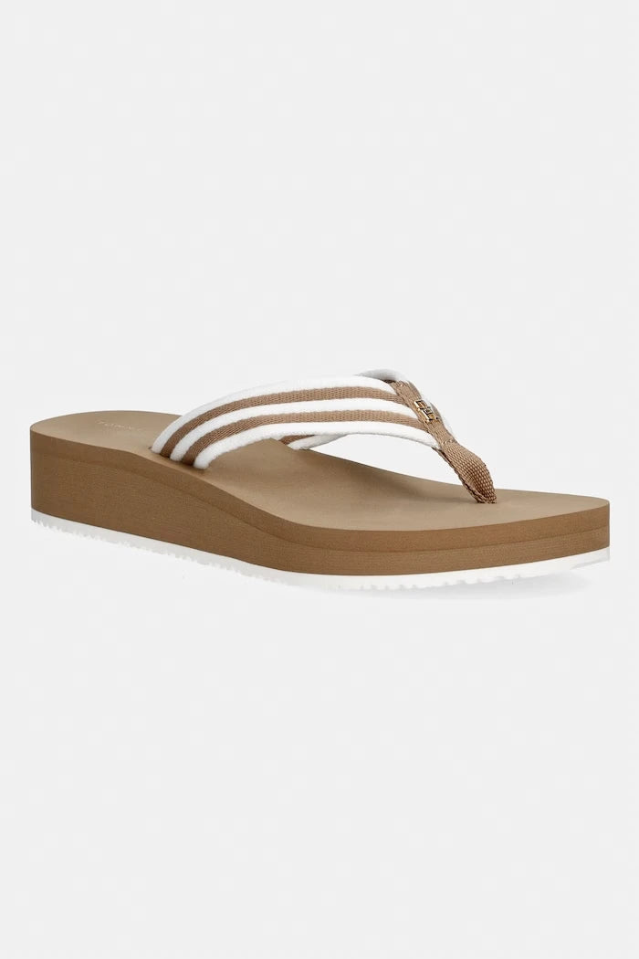 Tommy Hilfiger Kadın Parmak Arası Terlik TH STRIPE SUMMER SANDAL