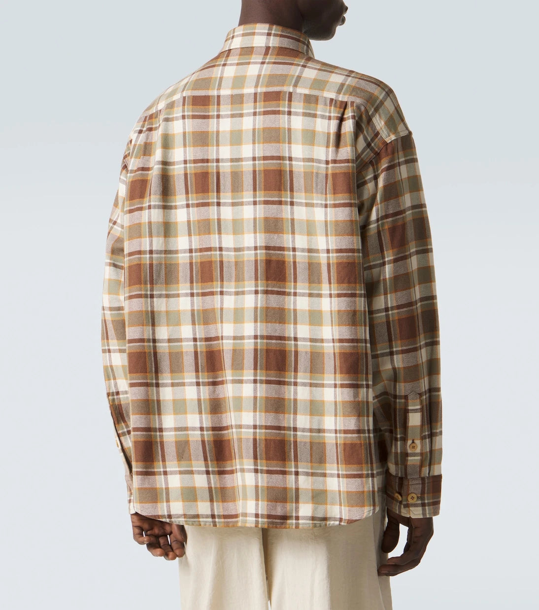 Visvim - قميص lumber من الصوف والكتان بنقشة مربعات