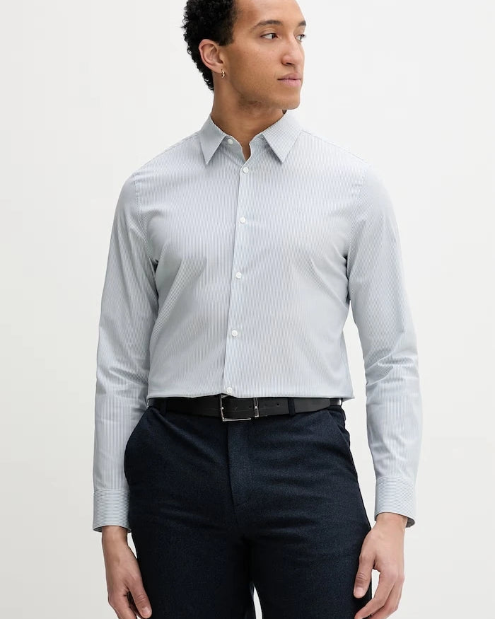 Calvin Klein erkek pamuklu elastan gömlek