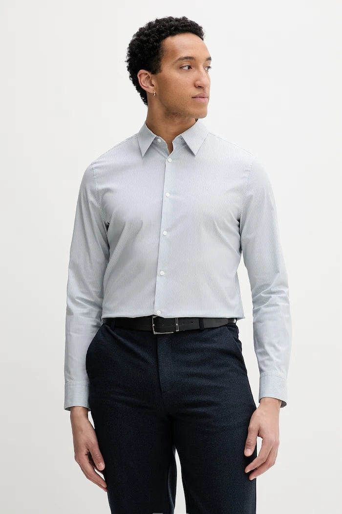 Calvin Klein erkek pamuklu elastan gömlek