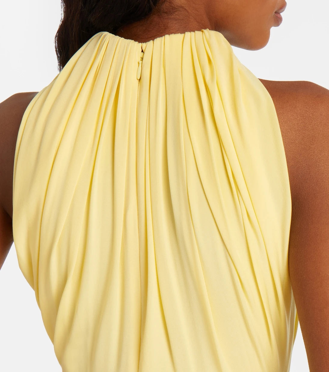 Alaïa - فستان ميدي من الجيرسيه بتصميم مثني