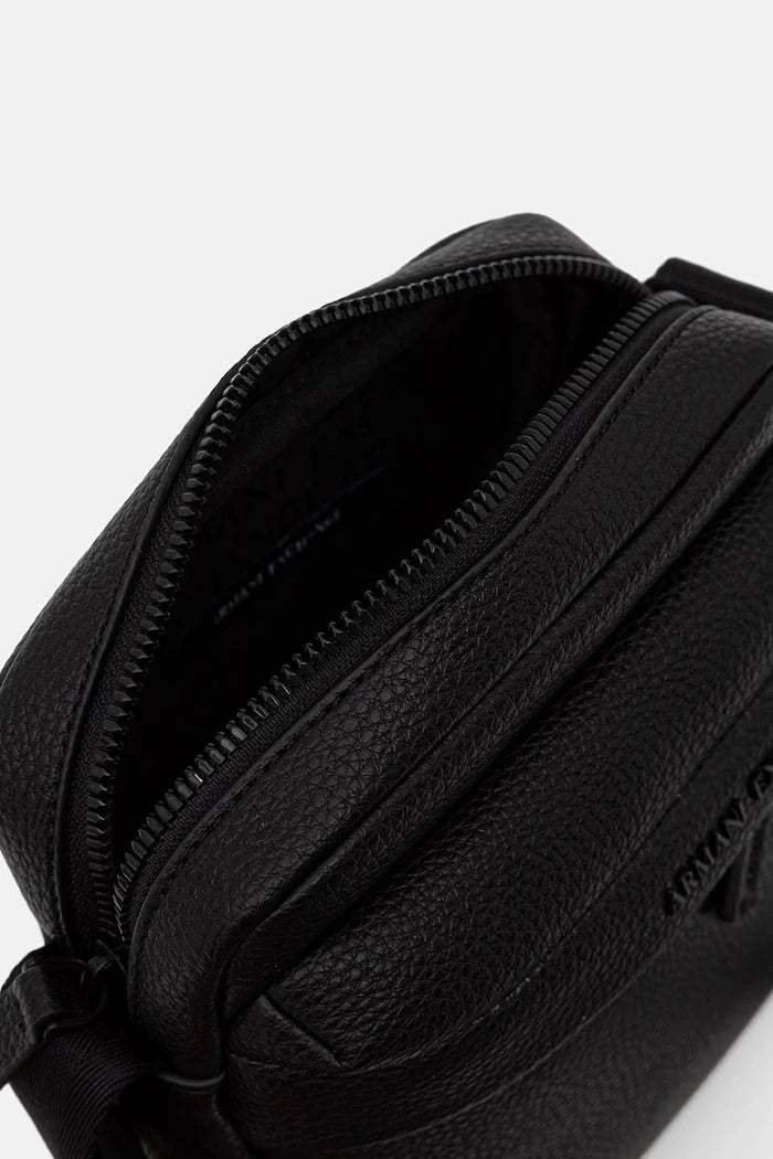 Armani Exchange Erkek Suni Deri Omuz Çantası