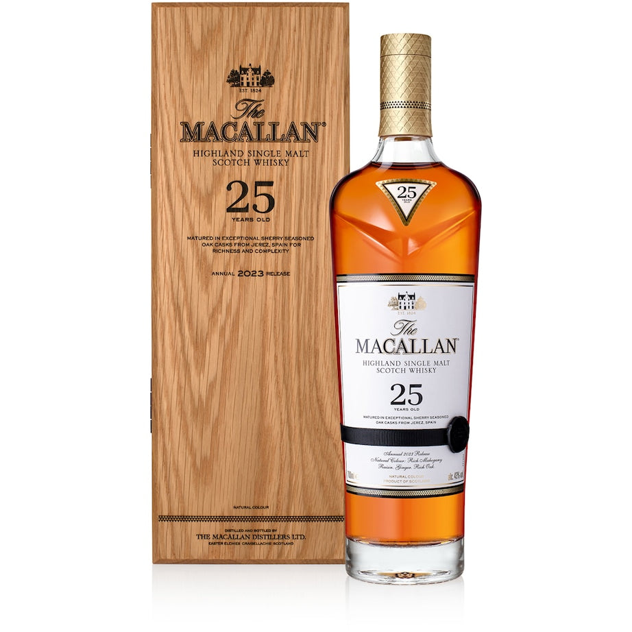 The Macallan 25-Year-Old Sherry Oak Whisky (70cl)
