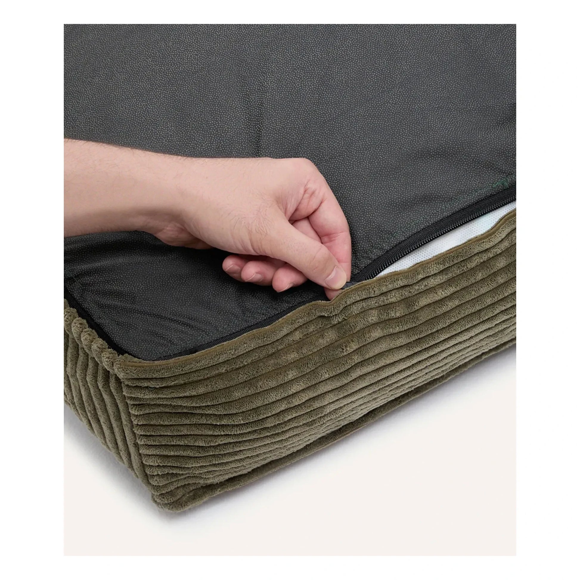 Cafide - Cuadra corduroy dog mattress | Green
