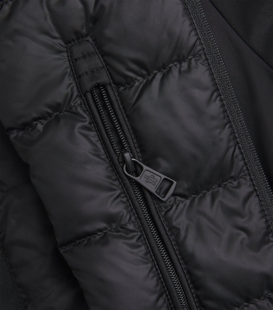 Black Monteynard Hooded Down Jacket