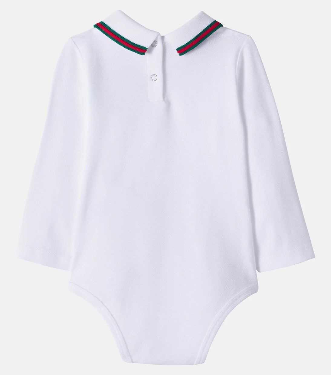 Gucci Kids - Baby Web Stripe cotton-blend bodysuit