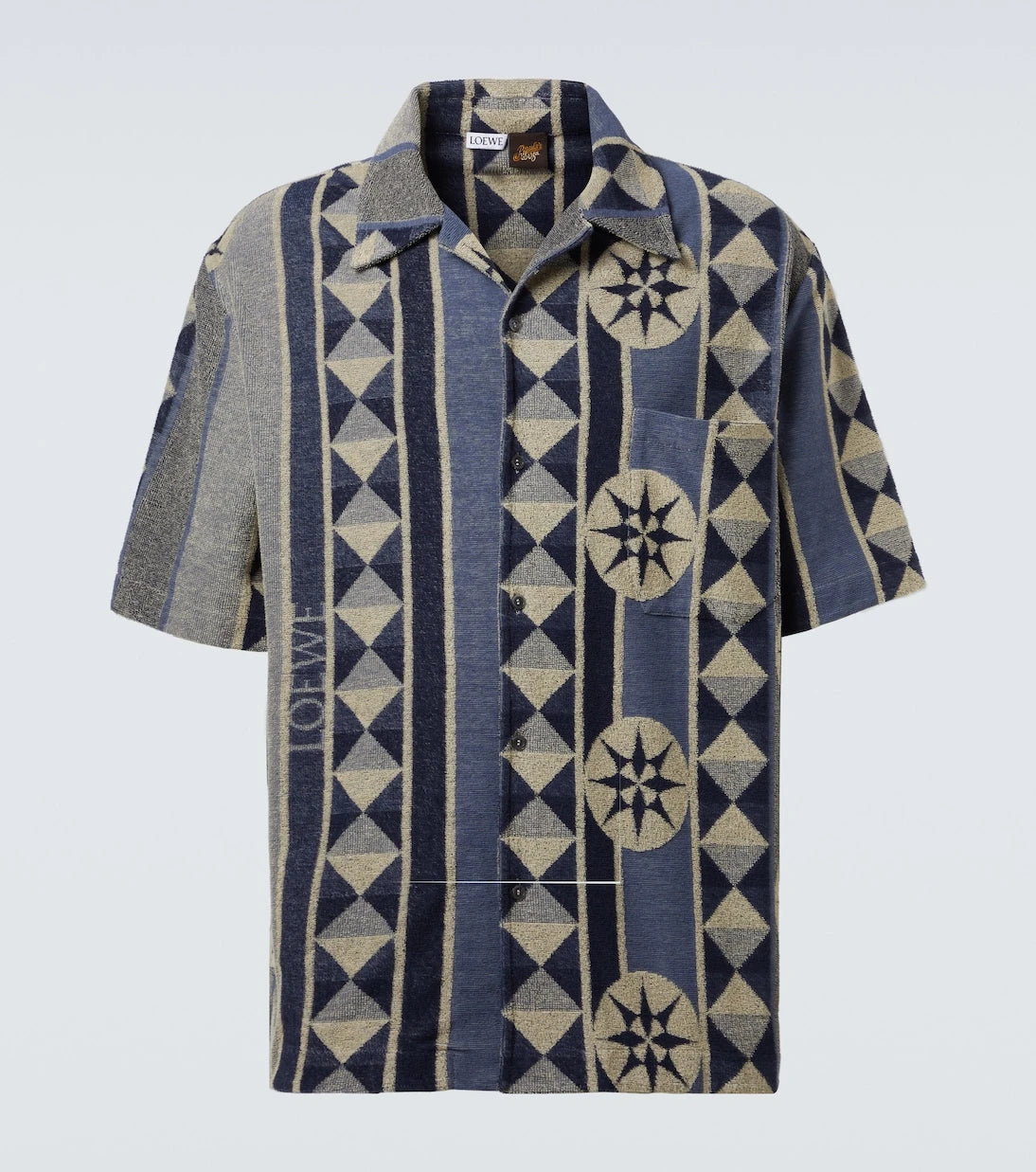 Loewe - Jacquard terry bowling shirt