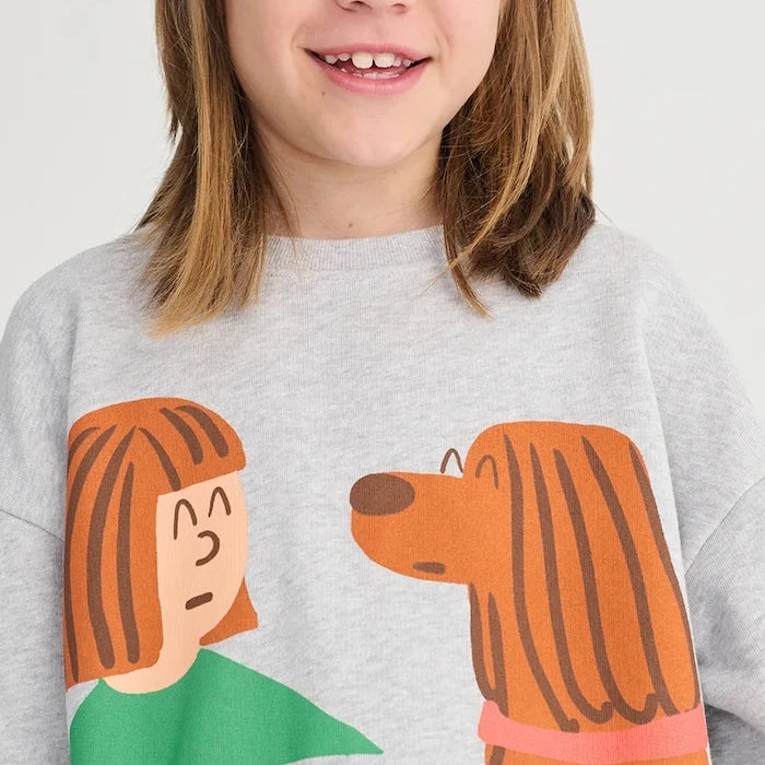 Bobo Choses Friends in a Pickle Çocuk Pamuklu Sweatshirt