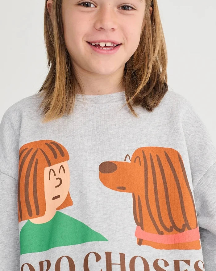 Bobo Choses Friends in a Pickle Çocuk Pamuklu Sweatshirt