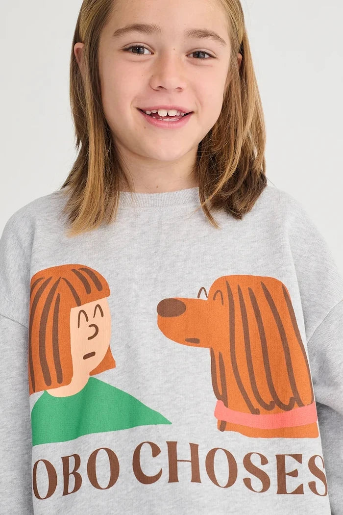 Bobo Choses Friends in a Pickle Çocuk Pamuklu Sweatshirt
