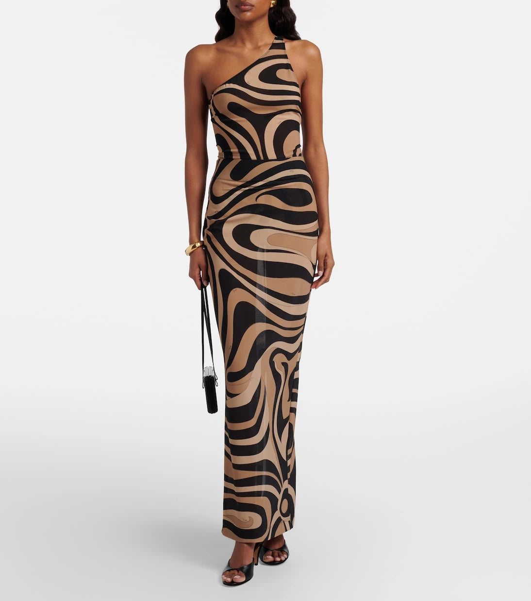 Pucci - Marmo one-shoulder bodysuit