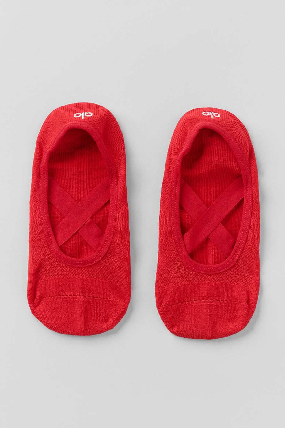 Women's Pivot Barre Sock - Bright Red