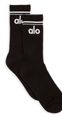 Unisex Throwback Sock - Black/White