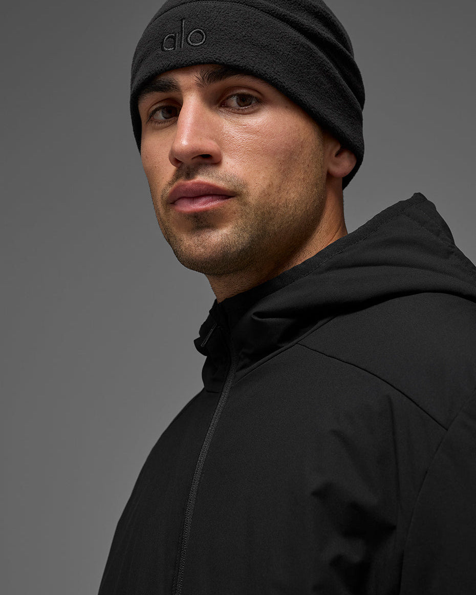 Performance Fleece Beanie - Black/Black