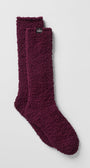Women's Plush Lush Sock - Burgundy
