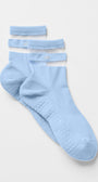 Women's Pulse Grip Sock - Seashell Blue