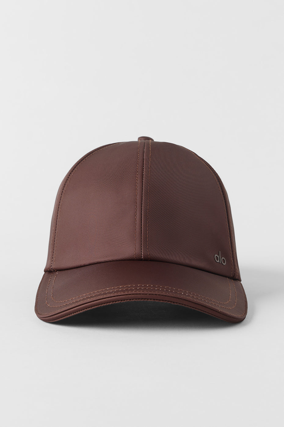 Satin Off-Duty Cap - Brownstone
