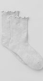 Women's Lettuce Edge Sock - Athletic Heather Grey