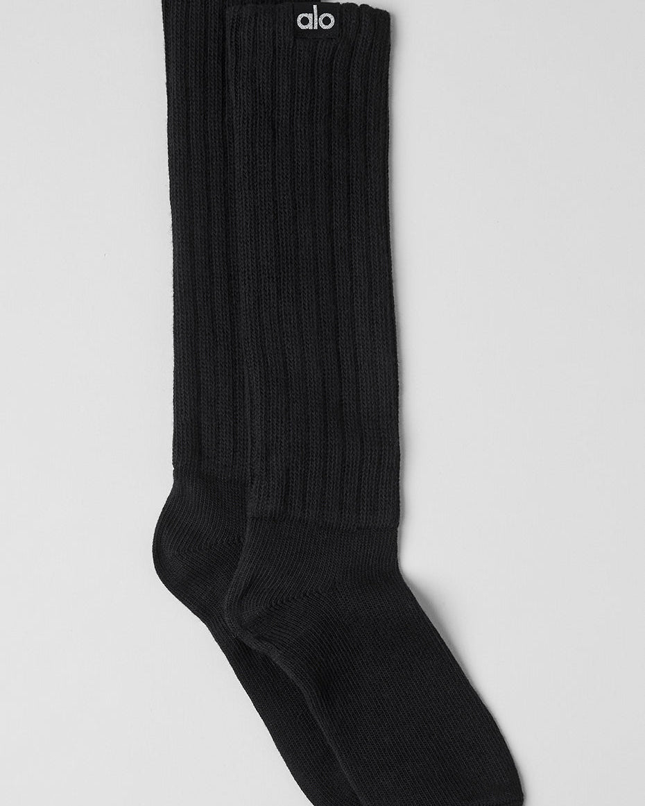 Unisex Scrunch Sock - Black