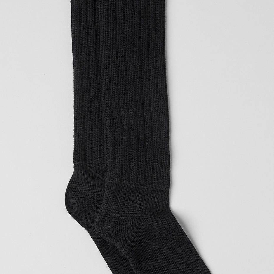 Unisex Scrunch Sock - Black