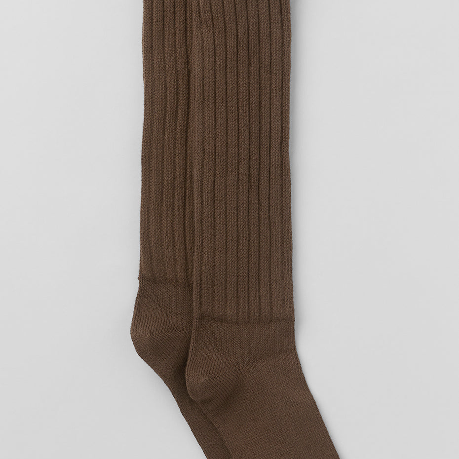 Unisex Scrunch Sock - Espresso