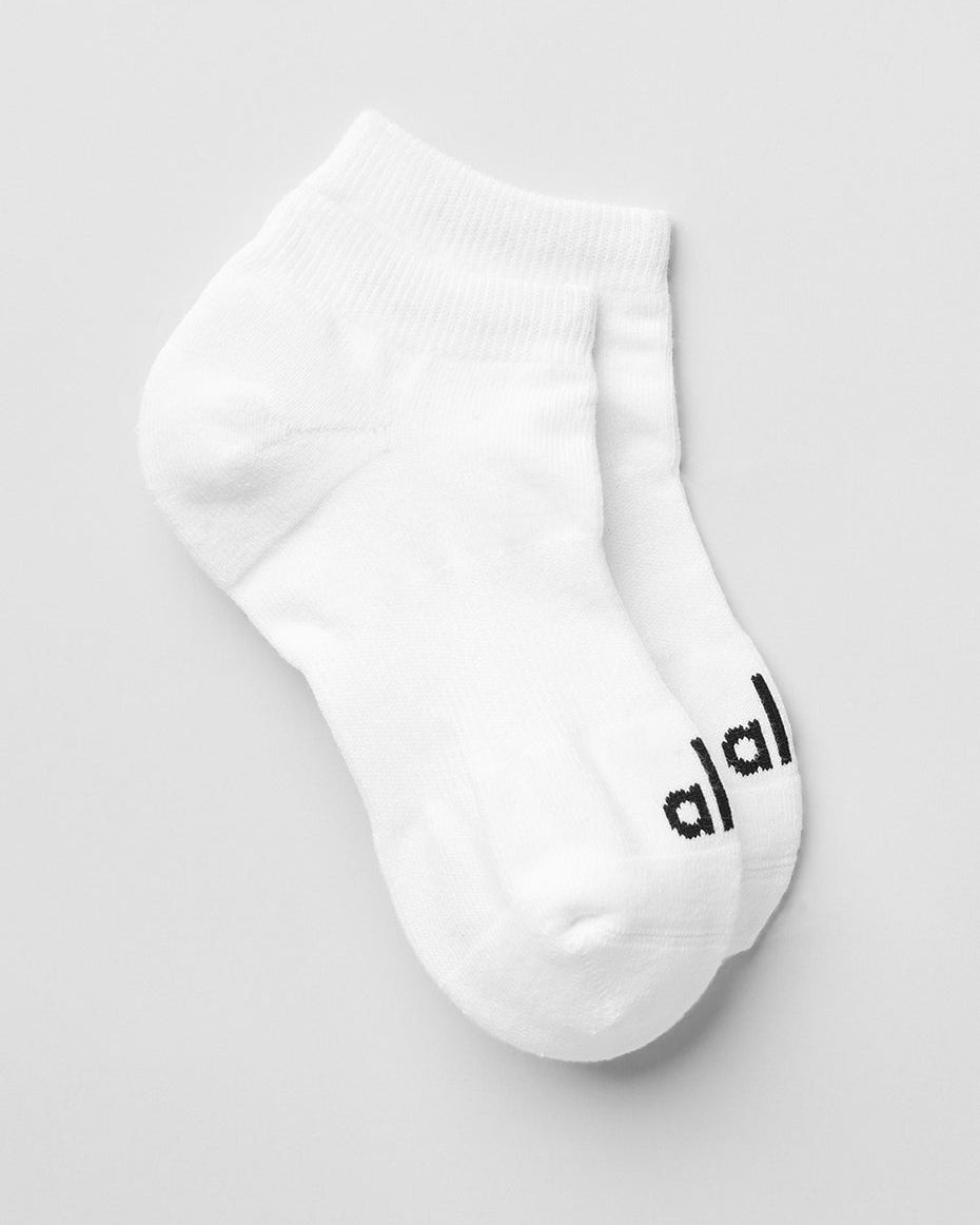 Unisex Street Sock - White/Black