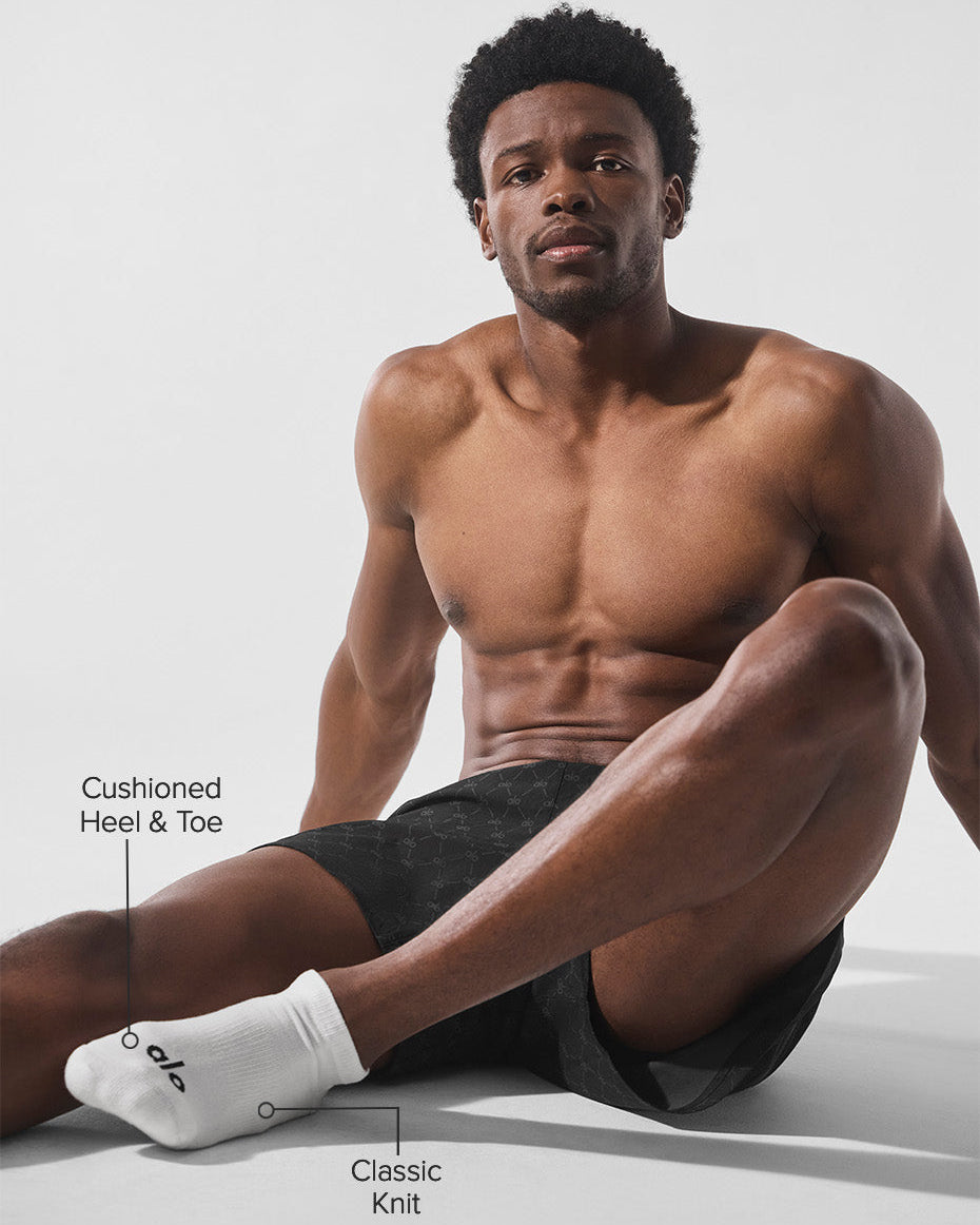 Unisex Street Sock - Black/White