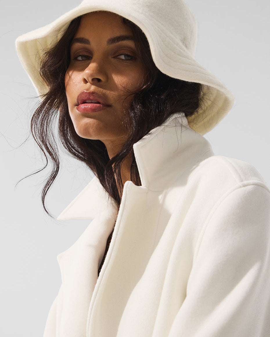 Merino Wool Bucket Hat - Ivory